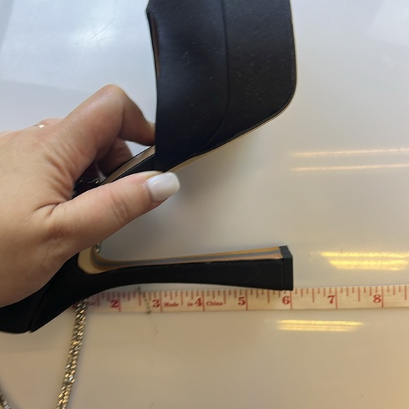 Sam Edelman Andie Platform Heel in Black Satin - Size 10 - N185-8 - Picture 7 of 8